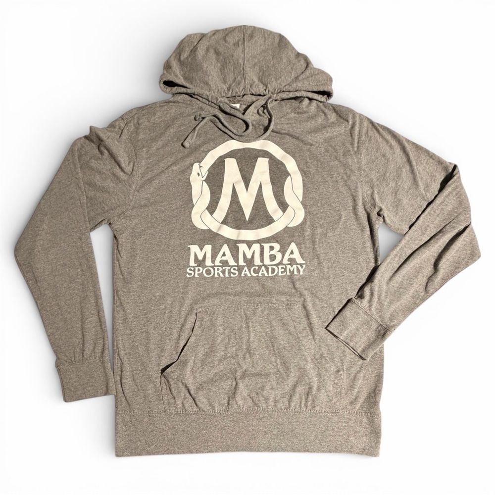 Kobe Bryant Mamba Sports Academy Hoodie Men’s Medium Gray Black Mamba Rare